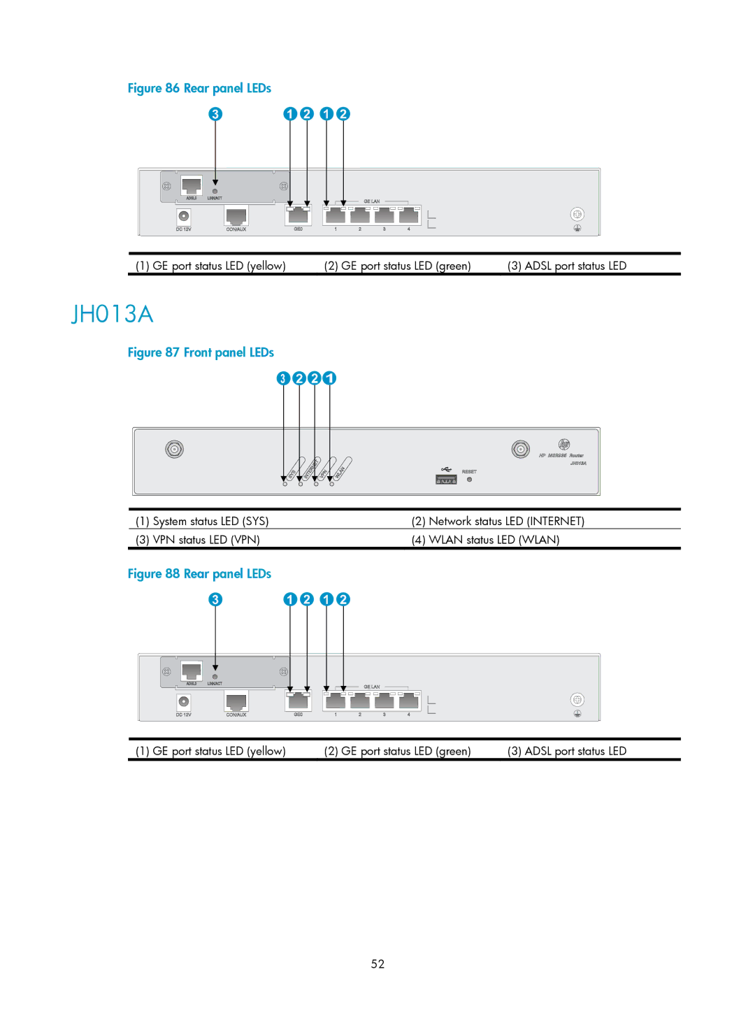 HP MSR93x Router manual JH013A 