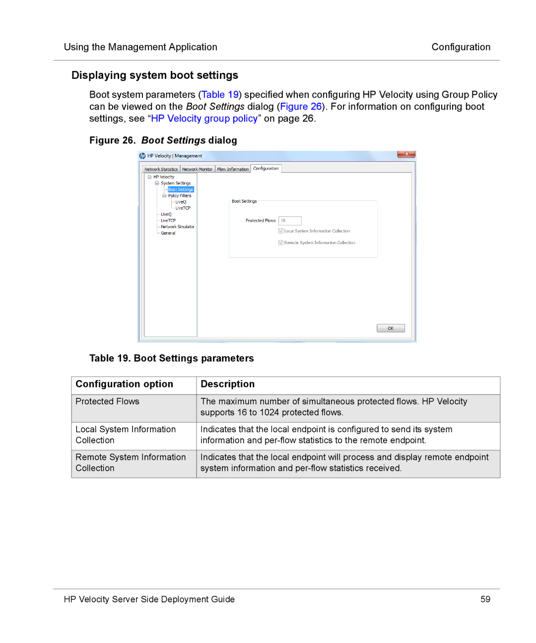 HP mt40 Mobile manual Displaying system boot settings 