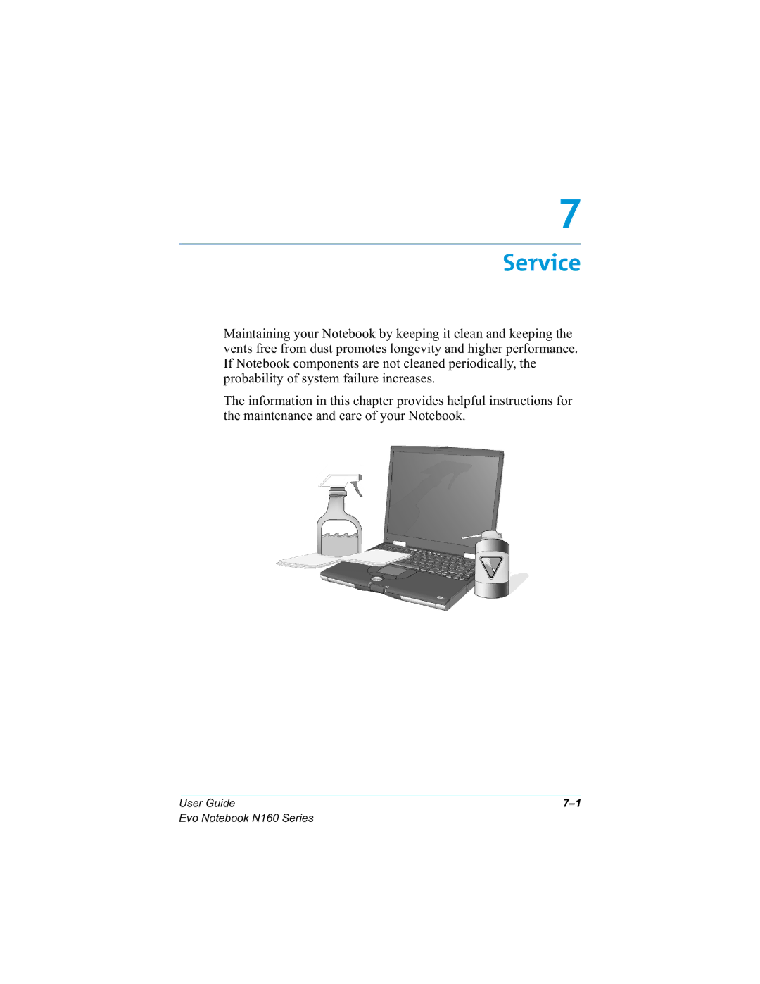 HP n160 manual Service, Suredelolw\Riv\Vwhpidloxuhlqfuhdvhv 