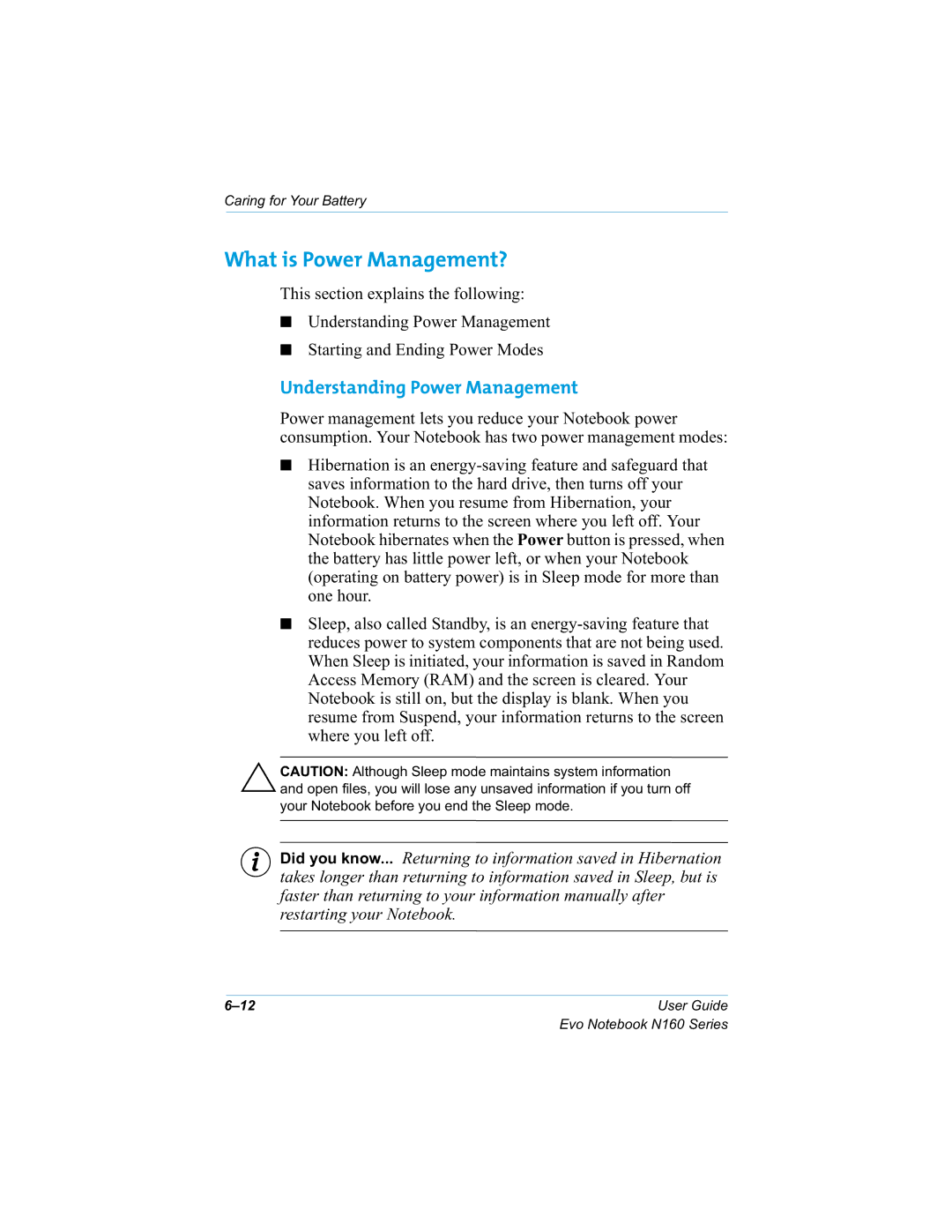 HP n160 manual What is Power Management?, Understanding Power Management 