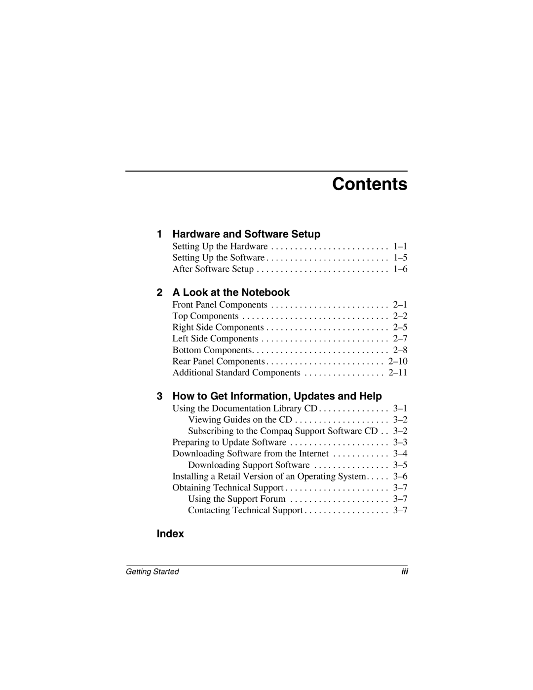 HP n410c manual Contents 