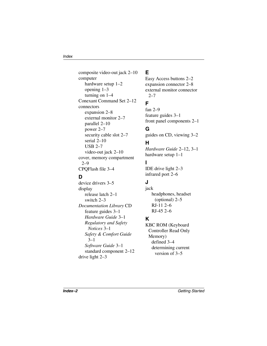 HP n410c manual Documentation Library CD 