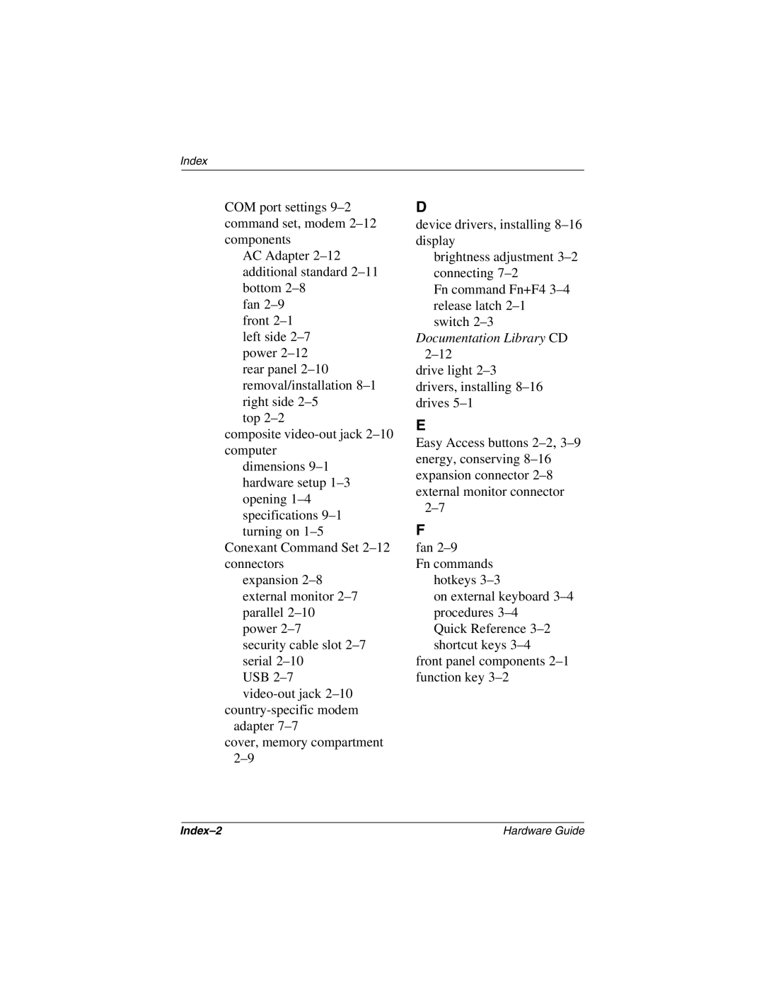 HP n410c manual Documentation Library CD 