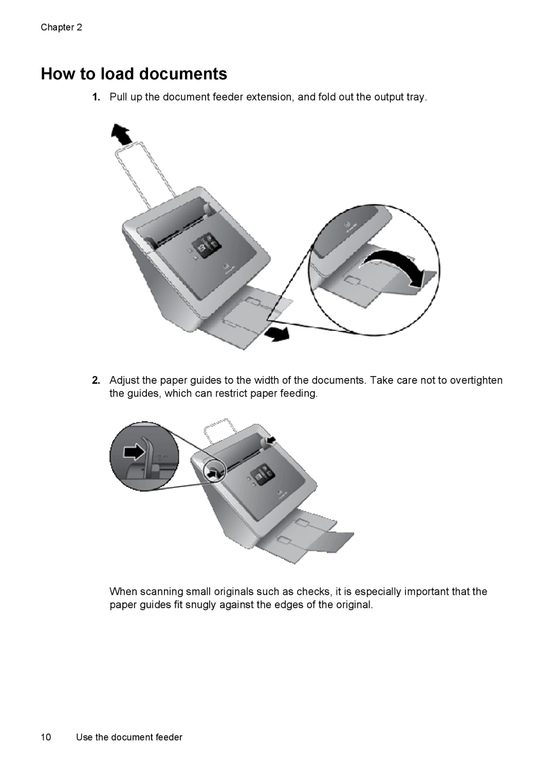 HP N7000 Document manual How to load documents 