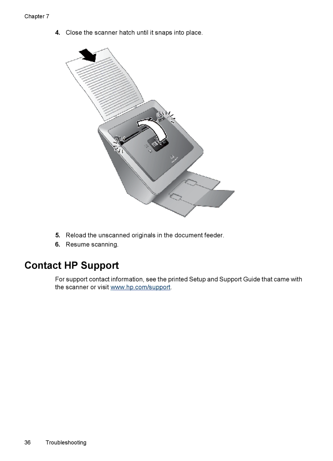 HP N7000 Document manual Contact HP Support 