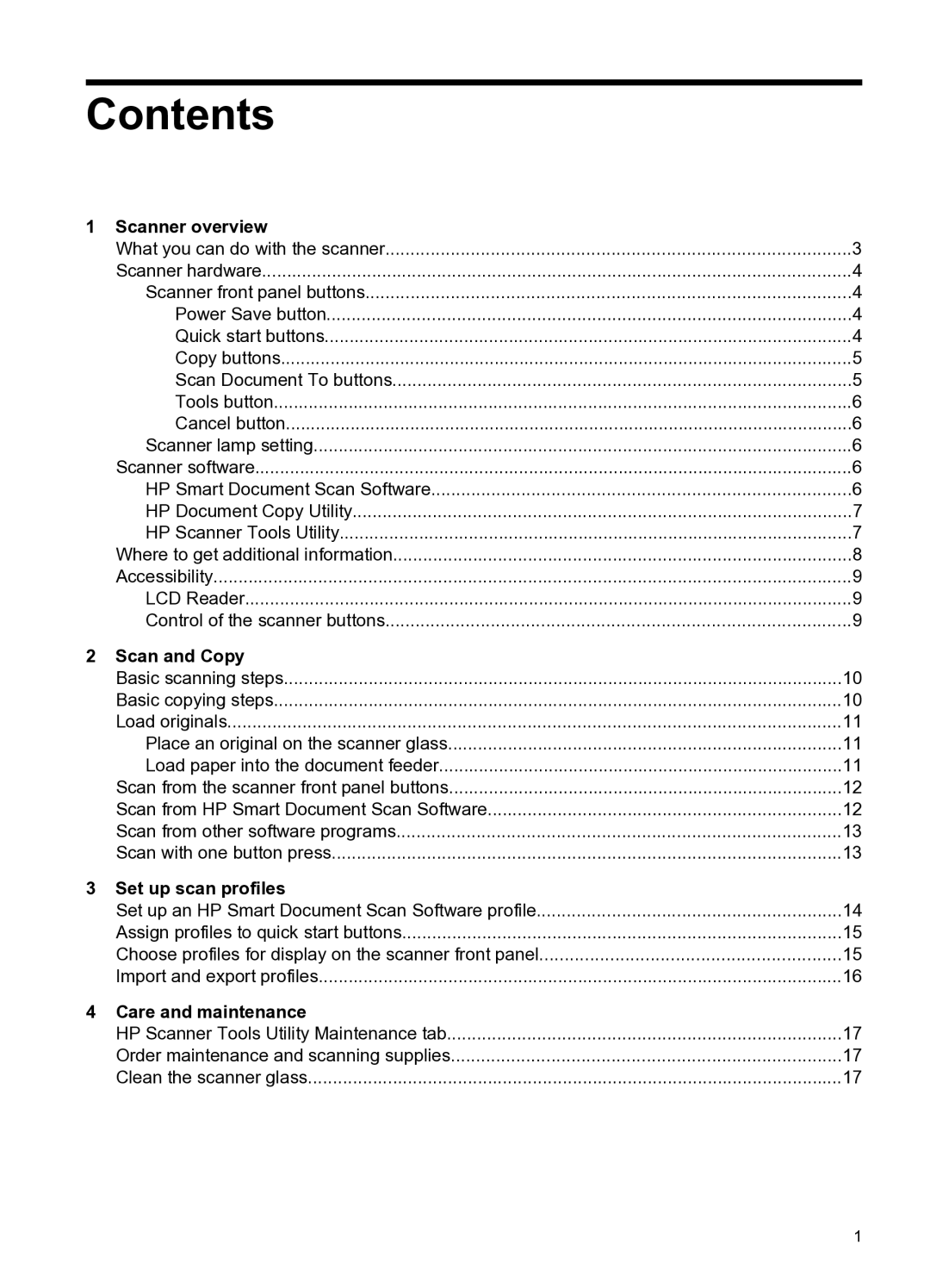 HP N8400 manual Contents 