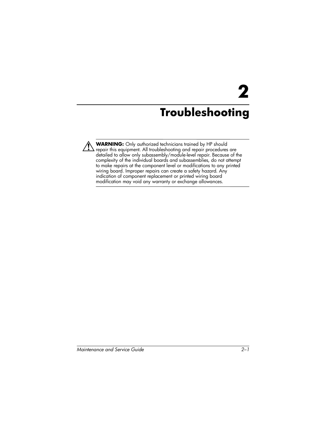 HP nc6000, 335167-003 manual Troubleshooting 