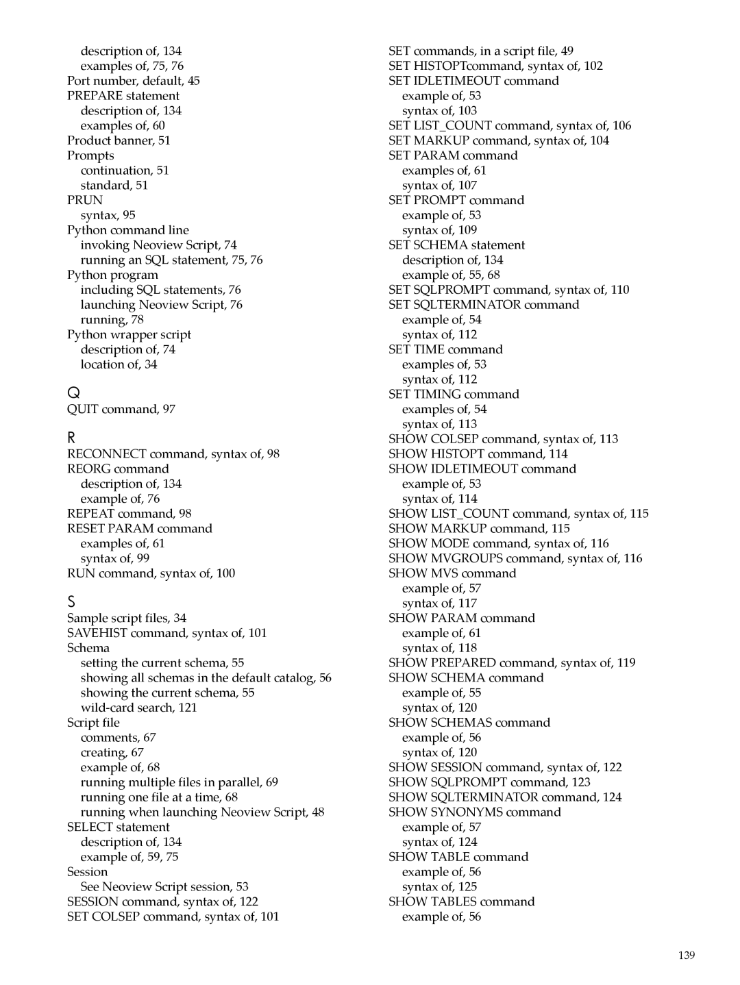 HP NEOVIEW 544530-001 manual 139 