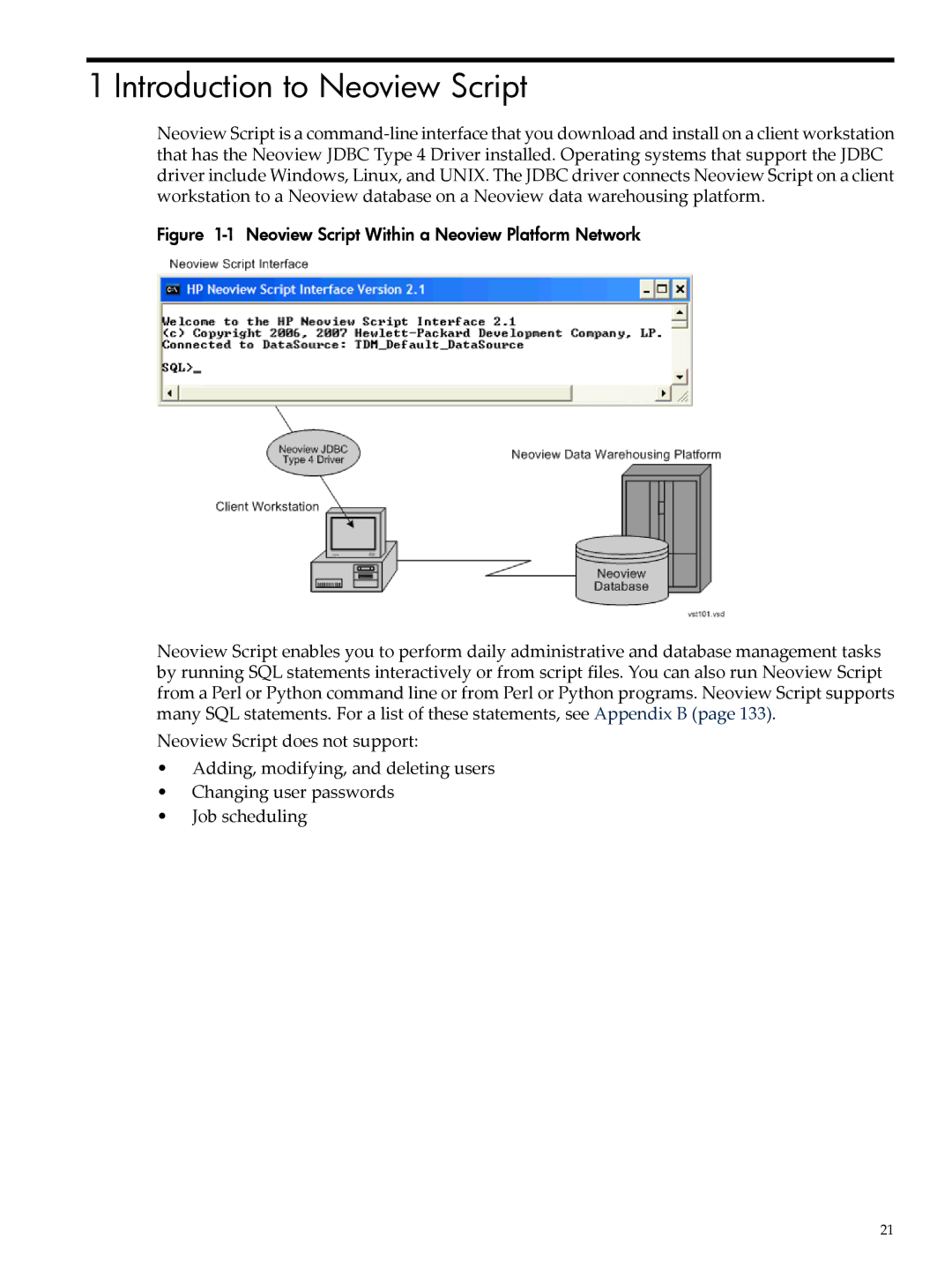 HP NEOVIEW 544530-001 manual Introduction to Neoview Script, Neoview Script Within a Neoview Platform Network 