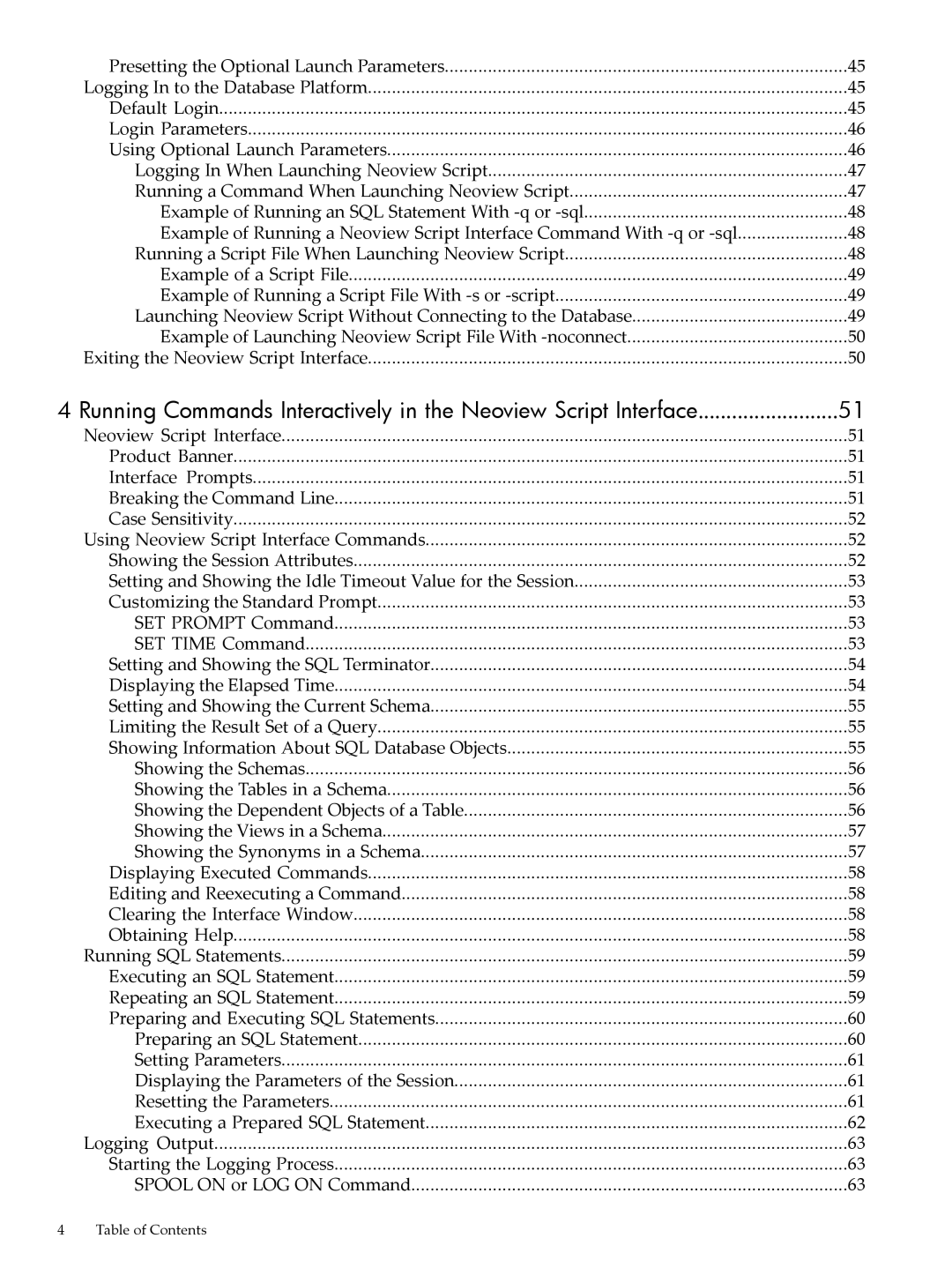 HP NEOVIEW 544530-001 manual Table of Contents 