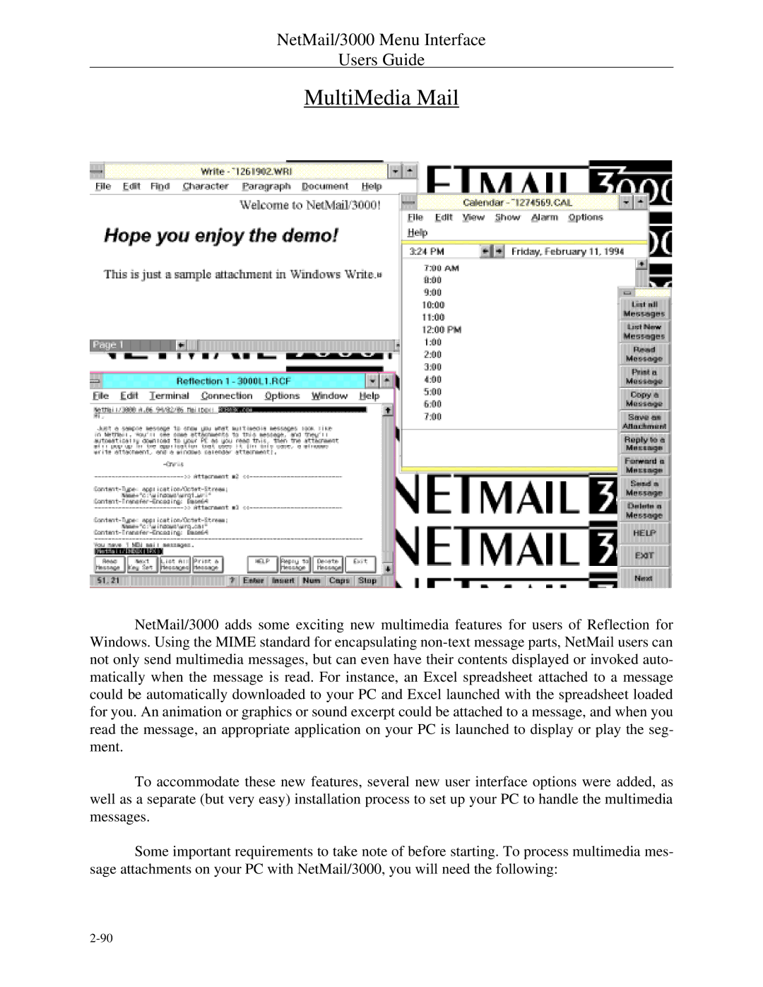 HP NetMail/3000 manual MultiMedia Mail 