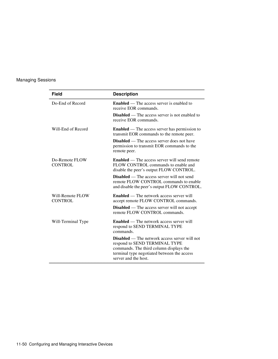 HP NetRider manual Flow Control commands to enable 