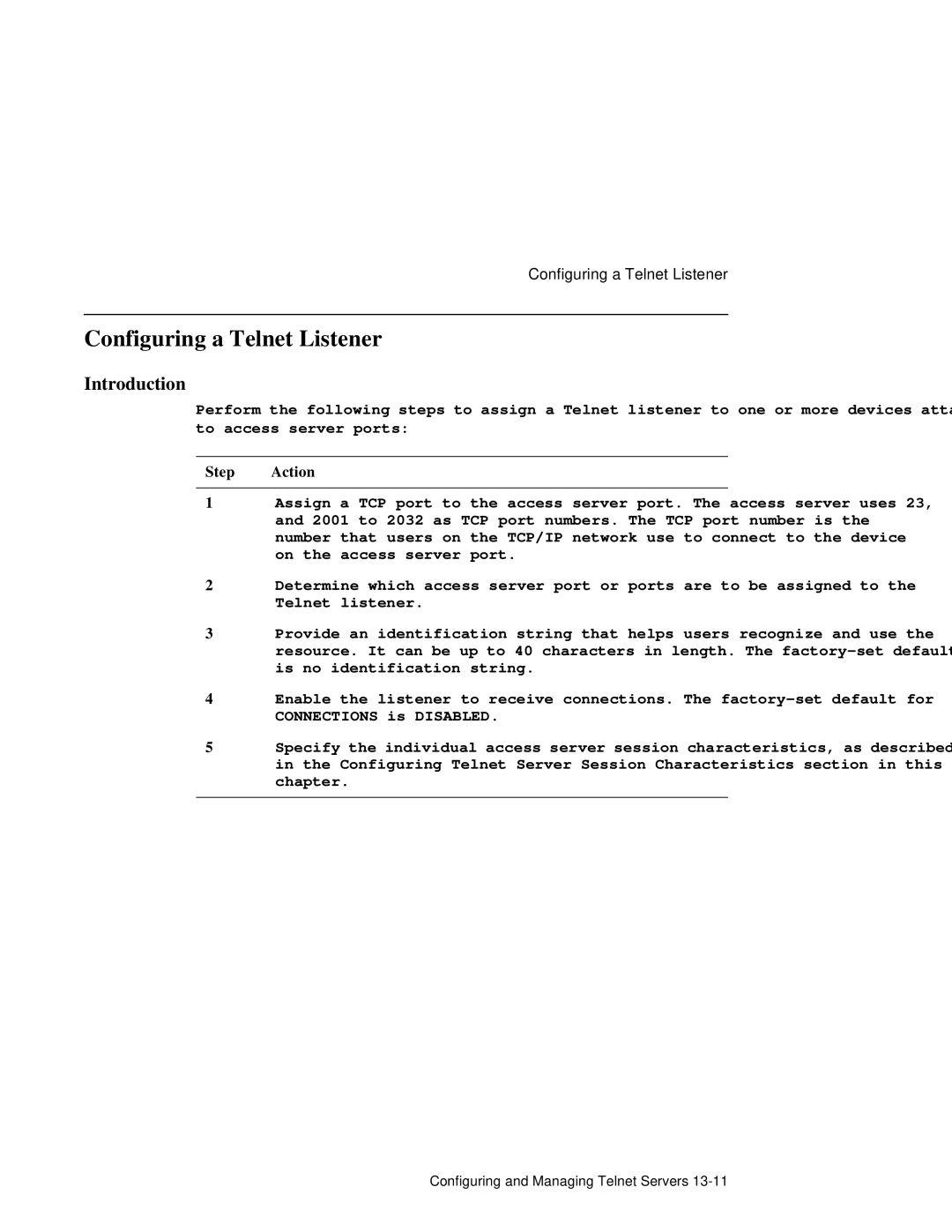 HP NetRider manual Configuring a Telnet Listener, Introduction 