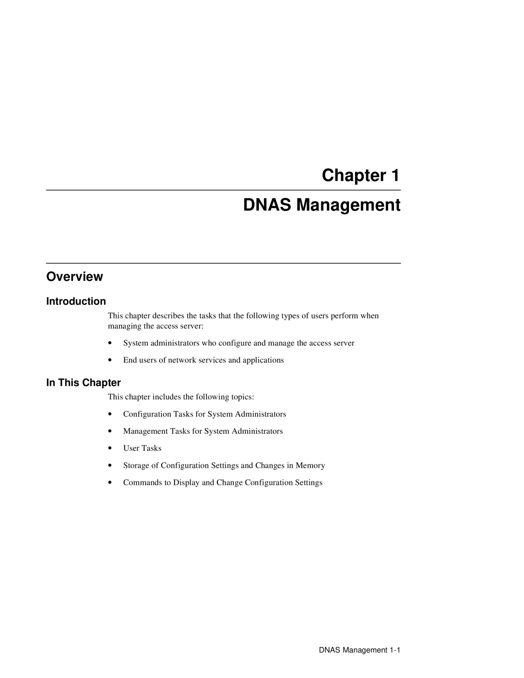 HP NetRider manual Chapter Dnas Management, Introduction, This Chapter 