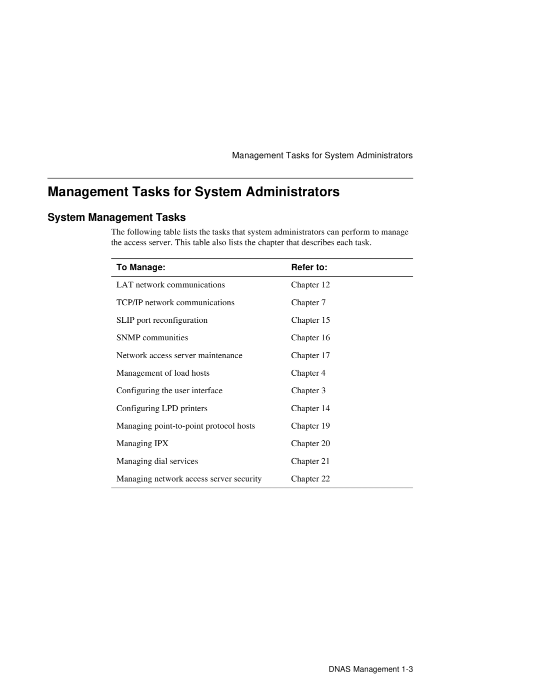 HP NetRider manual Management Tasks for System Administrators, System Management Tasks, To Manage Refer to 