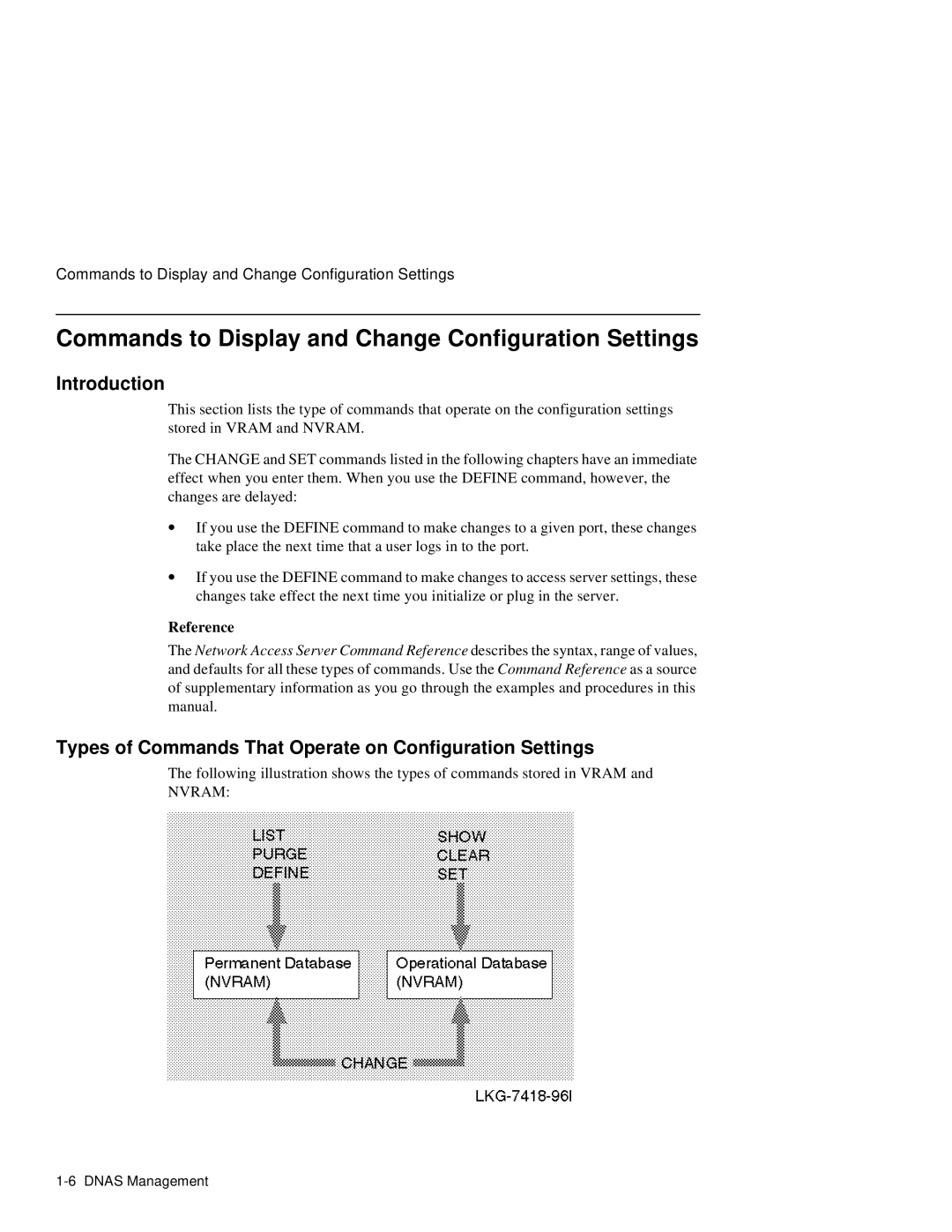 HP NetRider manual Commands to Display and Change Configuration Settings, Reference, Nvram 