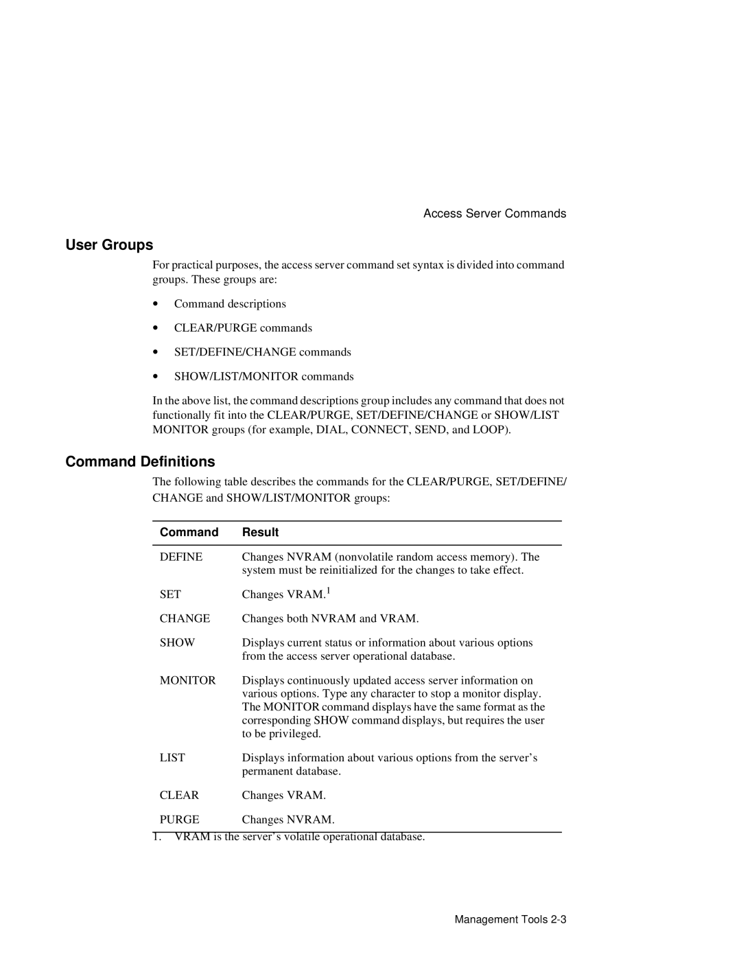 HP NetRider manual User Groups, Command Definitions, Command Result 