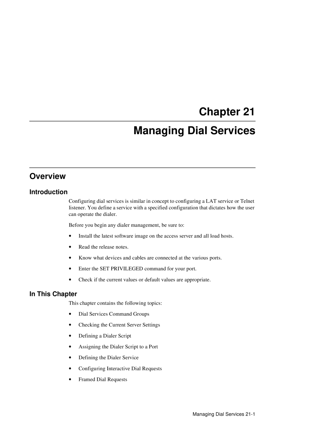 HP NetRider manual Chapter Managing Dial Services, Overview 