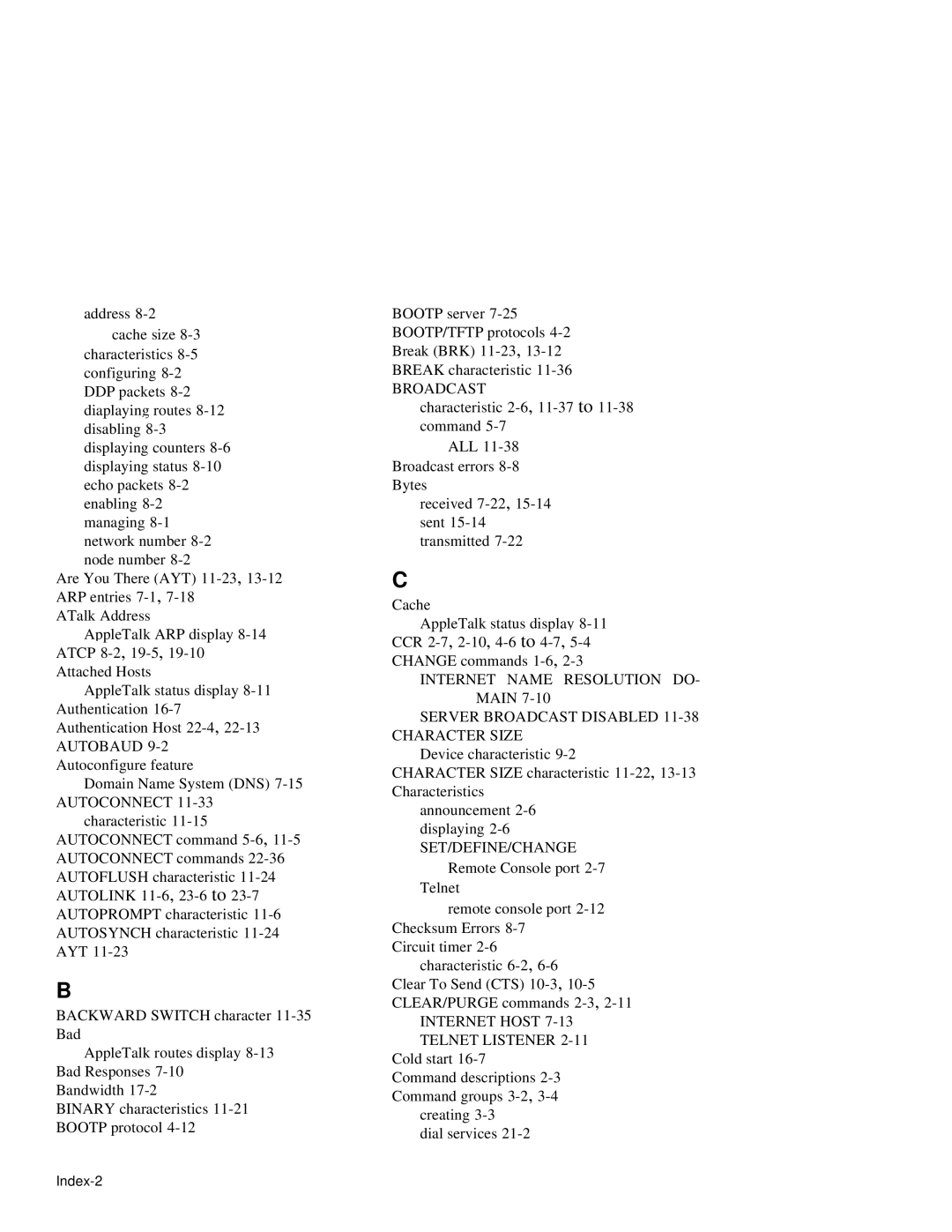 HP NetRider manual Broadcast, Internet Host 7-13 Telnet Listener 