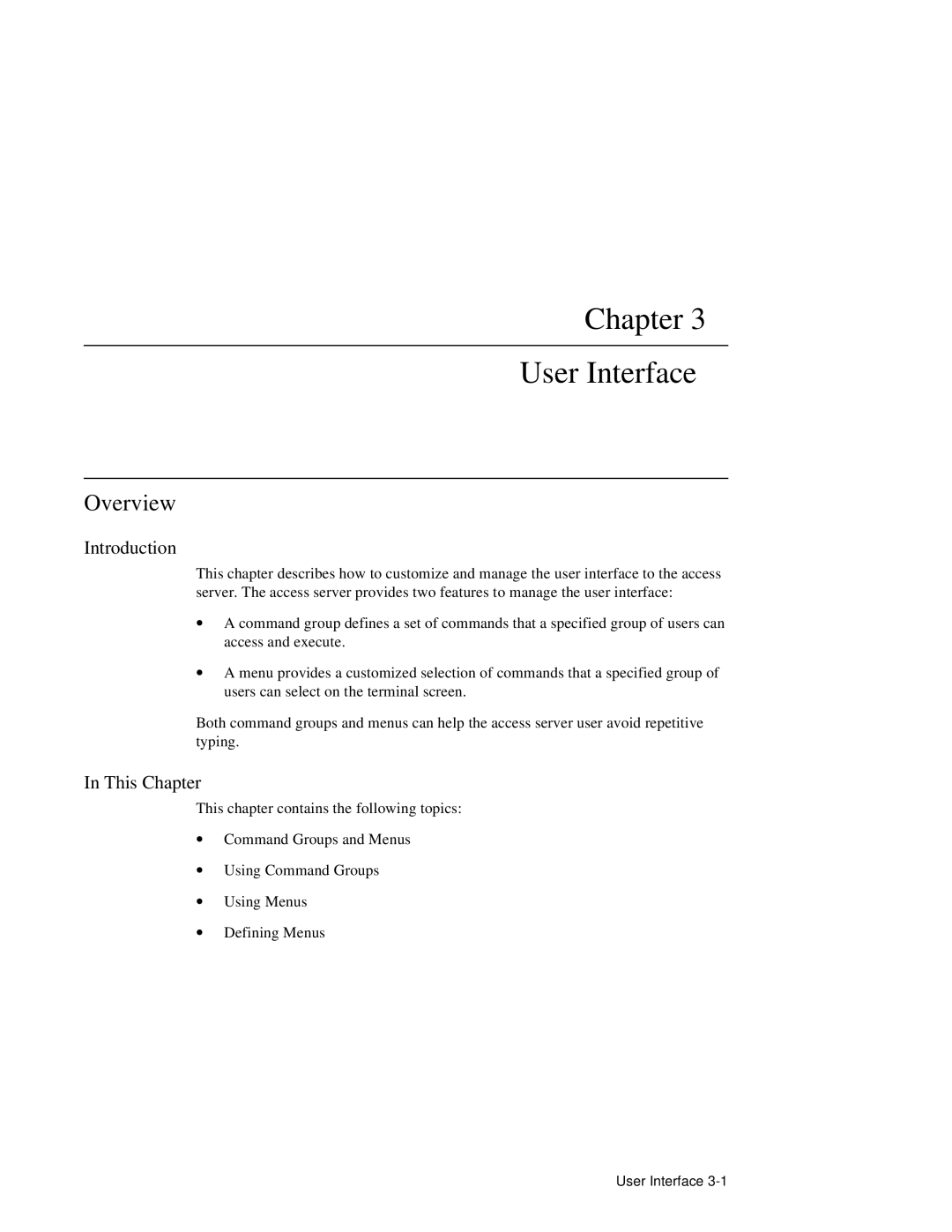 HP NetRider manual Chapter User Interface, Overview 