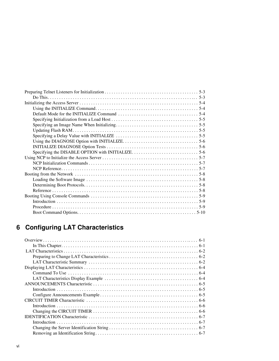 HP NetRider manual Configuring LAT Characteristics 