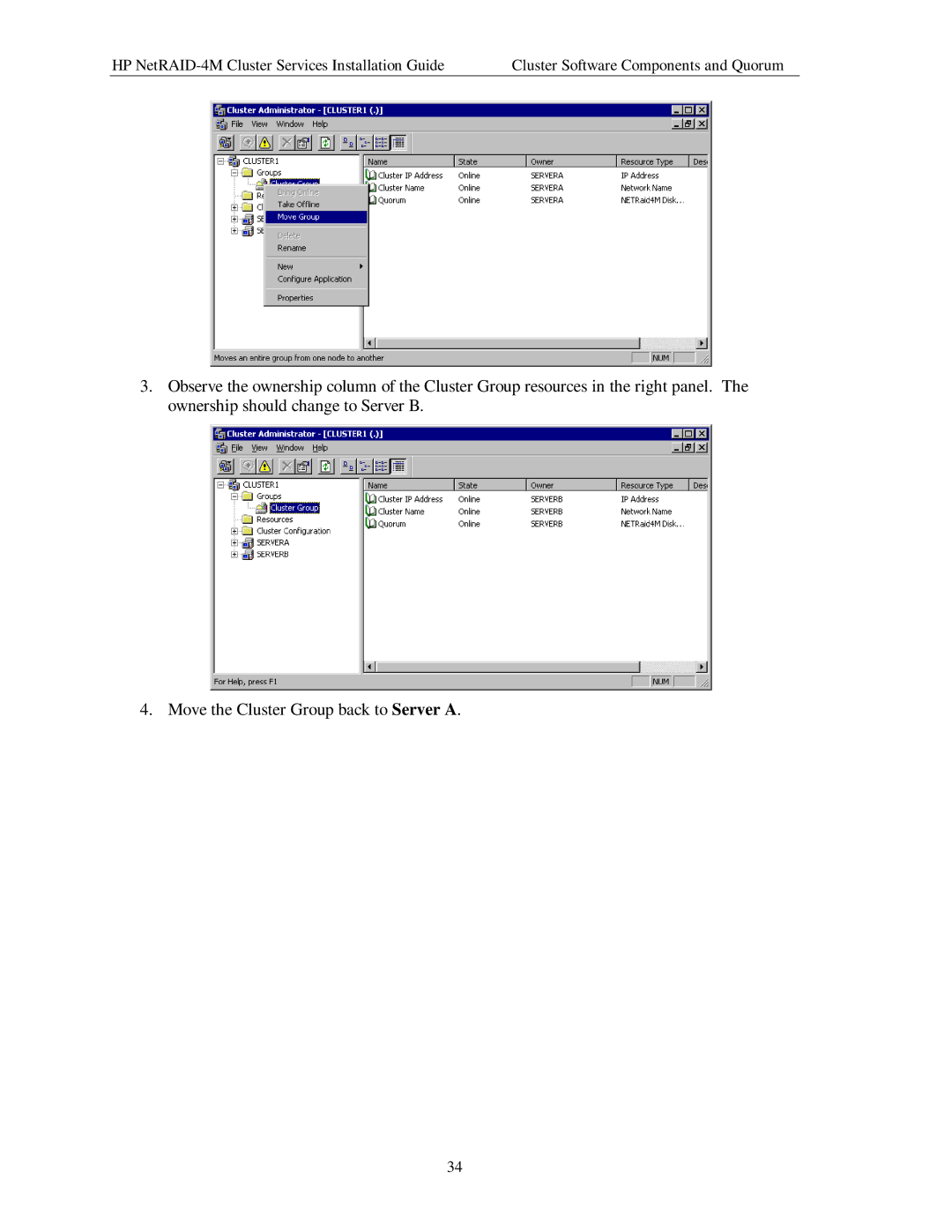 HP NetServer NetRAID-4M manual 