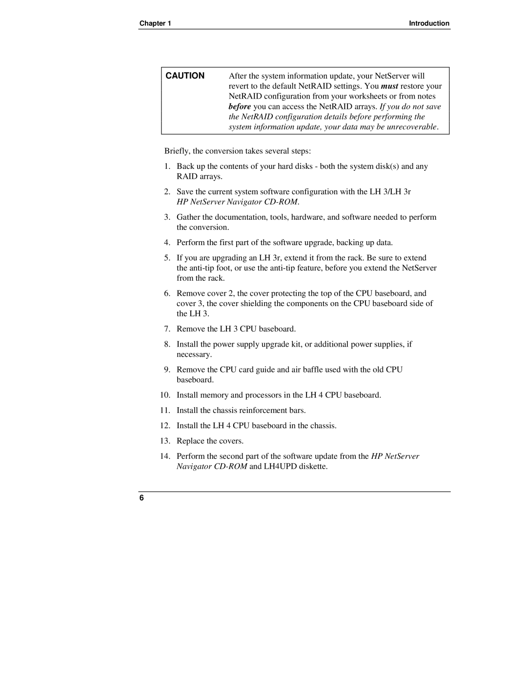 HP LH4r, NetServewr, LH 4, LH 3 manual Chapter 