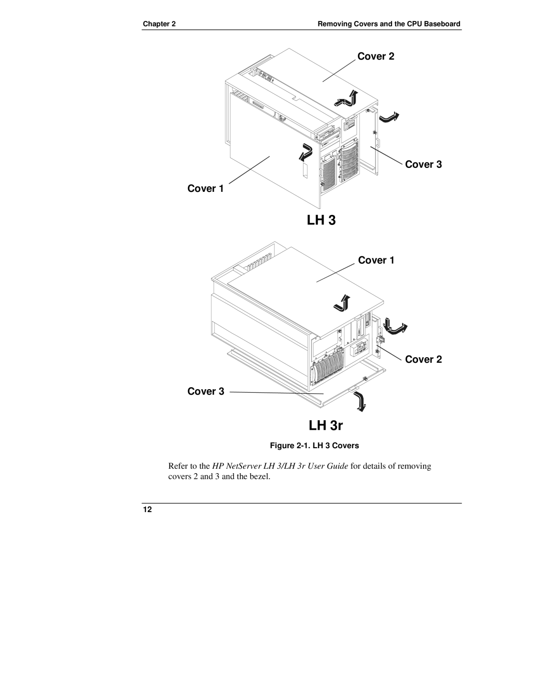 HP NetServewr, LH 4, LH4r manual LH 3r 