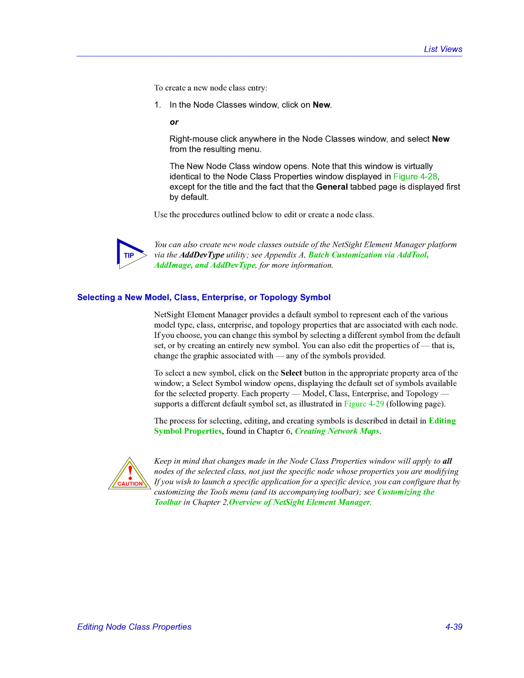 HP Netsight manual Selecting a New Model, Class, Enterprise, or Topology Symbol 