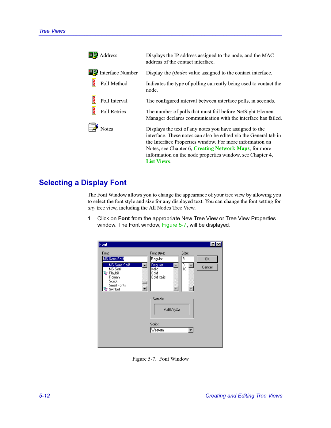 HP Netsight manual List Views 