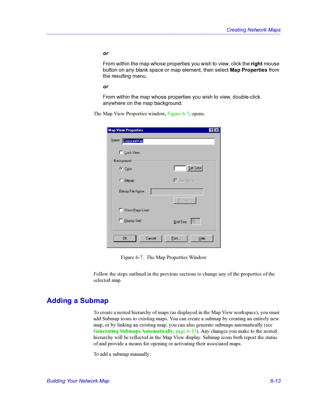 HP Netsight manual Adding a Submap 