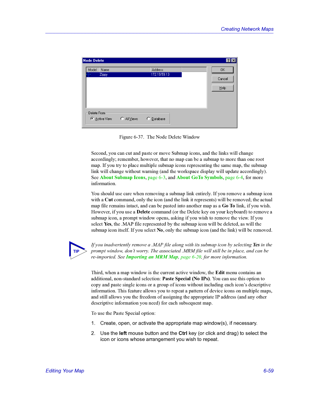 HP Netsight manual Creating Network Maps 