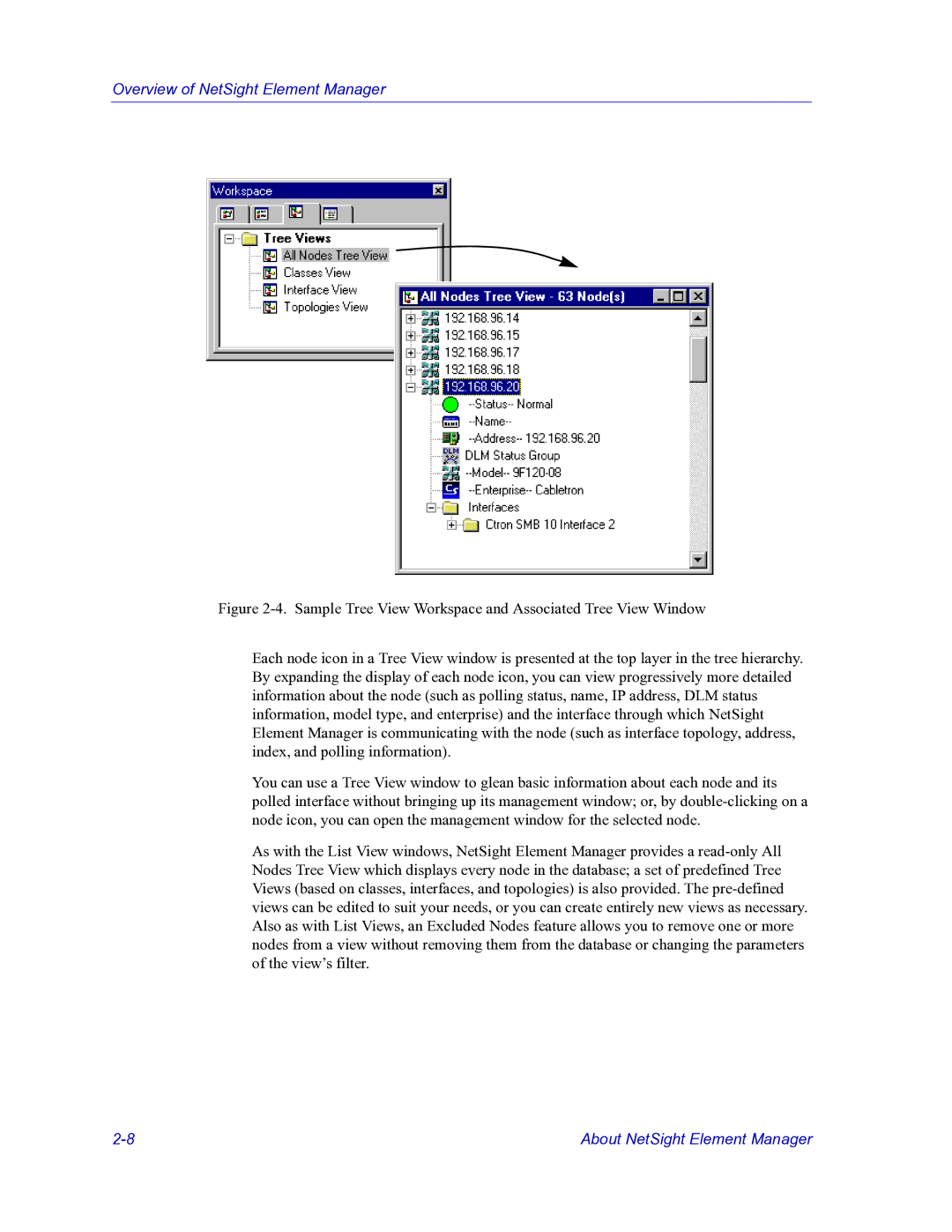 HP Netsight manual Overview of NetSight Element Manager 