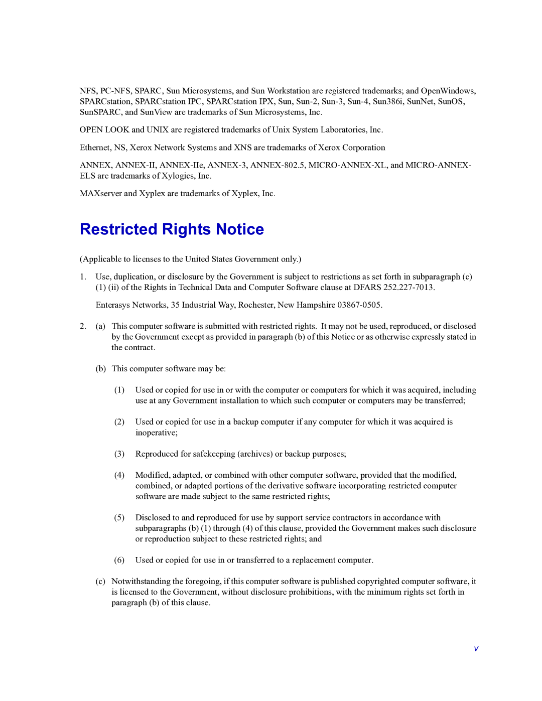 HP Netsight manual Restricted Rights Notice 