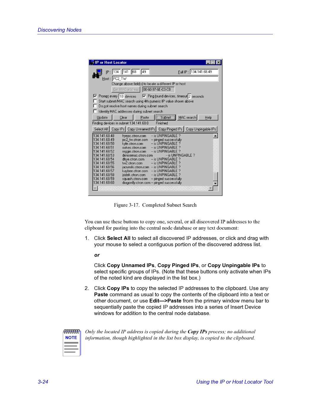 HP Netsight manual Discovering Nodes 