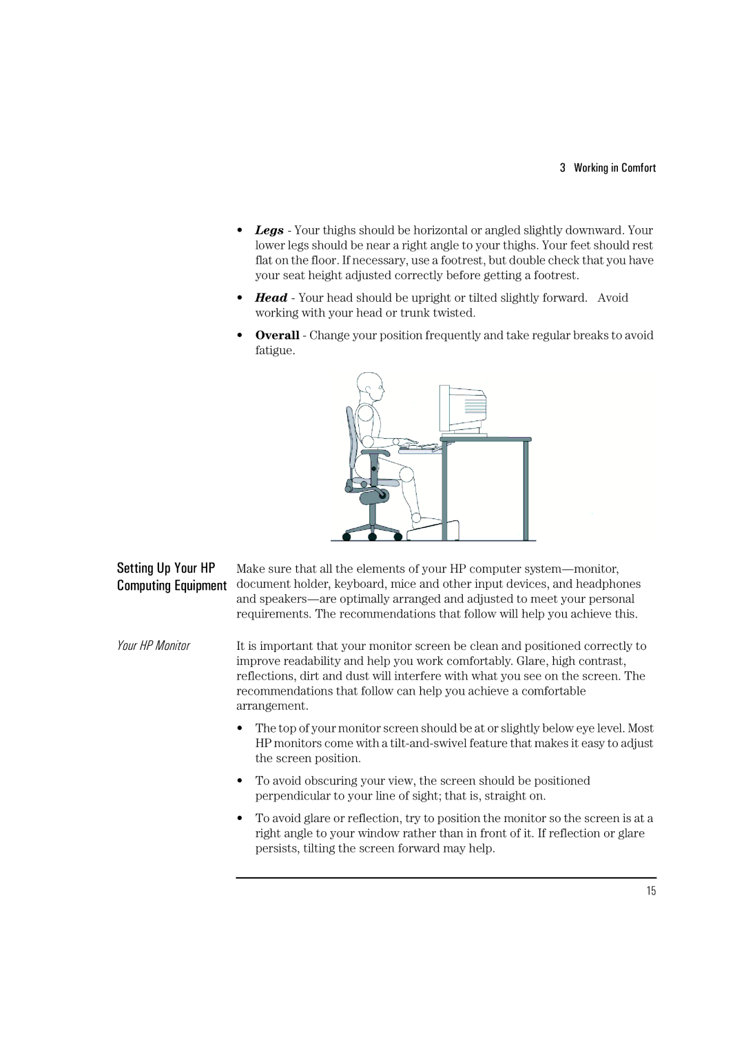 HP NetVectra N30, NetVectra N20 manual Your HP Monitor 