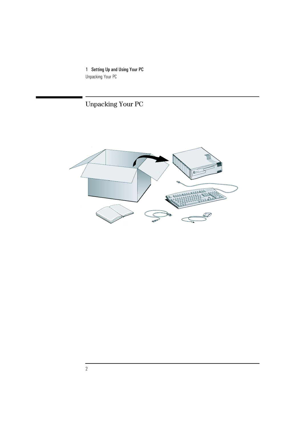 HP NetVectra N20, NetVectra N30 manual Unpacking Your PC 