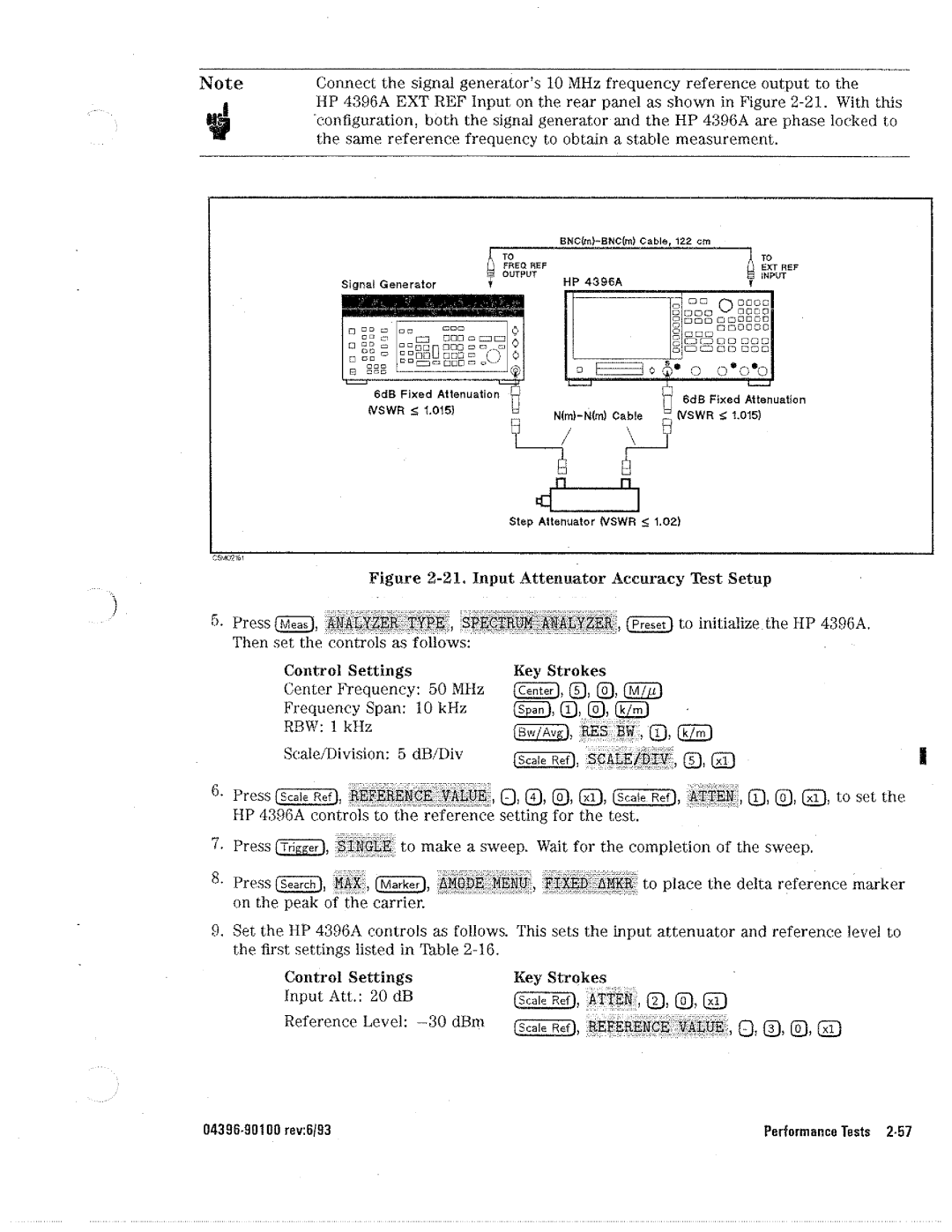 HP Network Hardware 4396A manual 