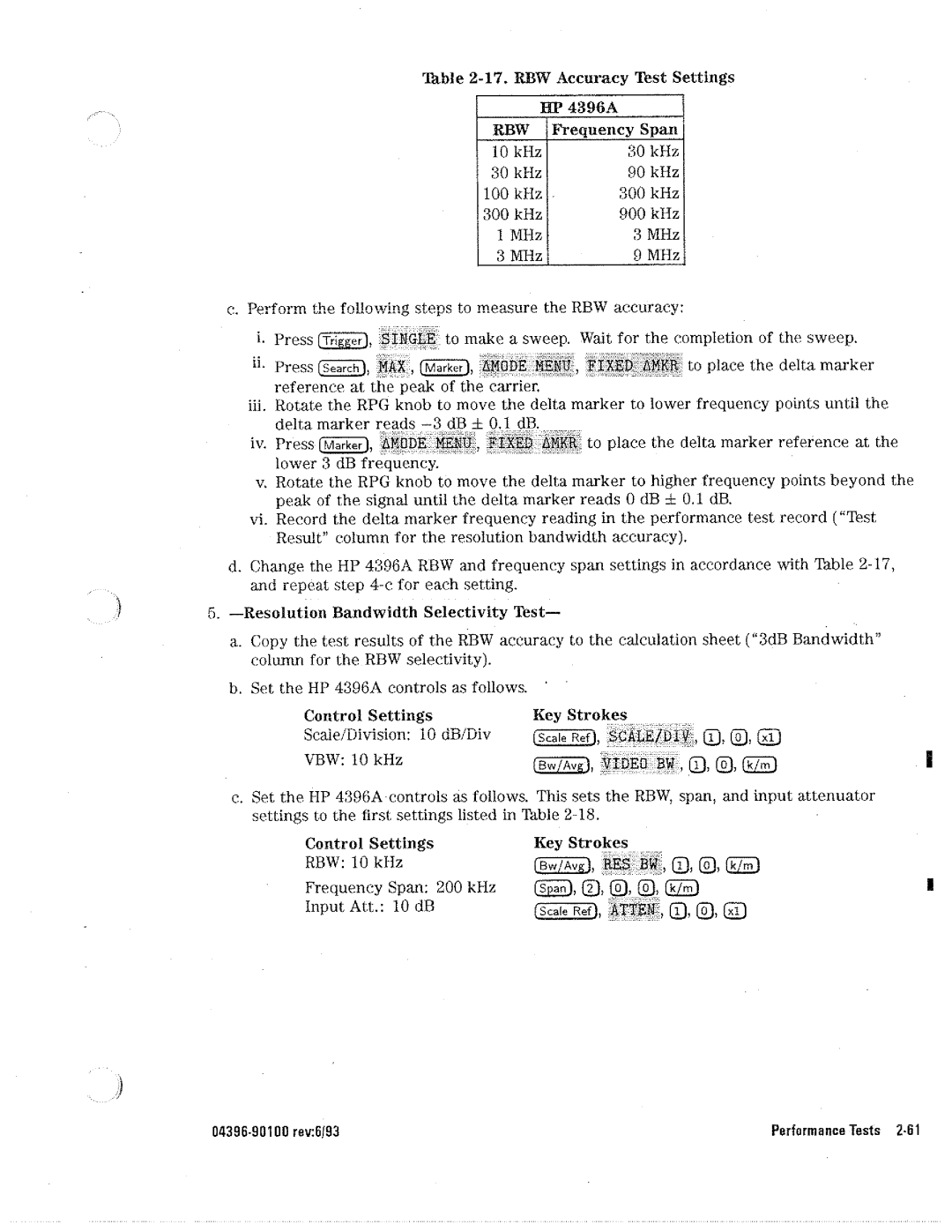 HP Network Hardware 4396A manual 