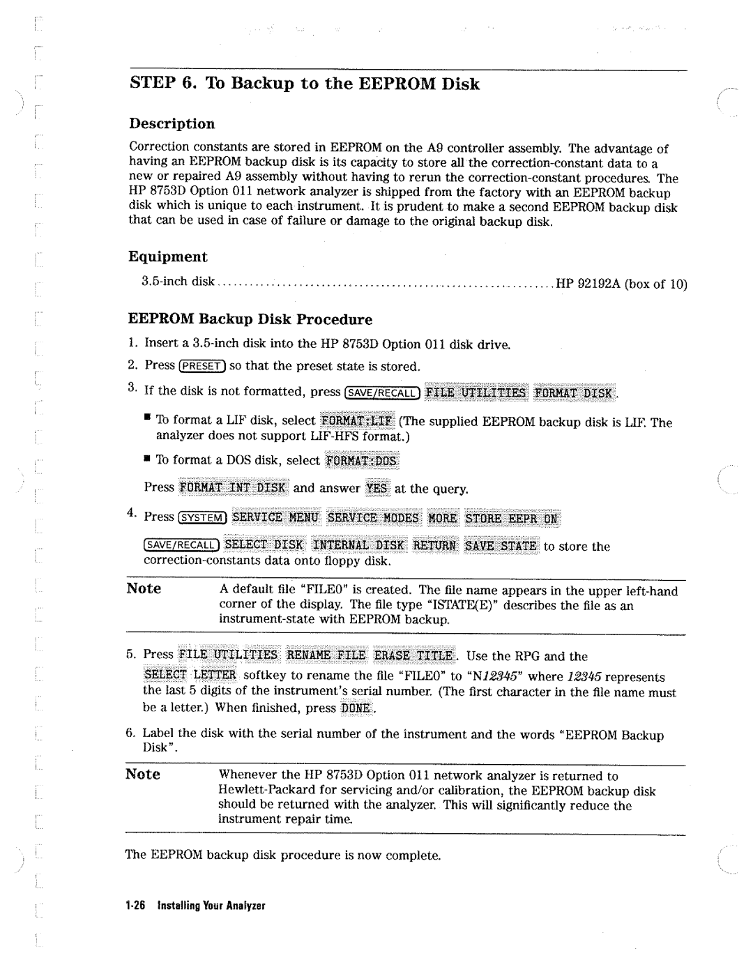 HP Network Hardware 8753D manual 
