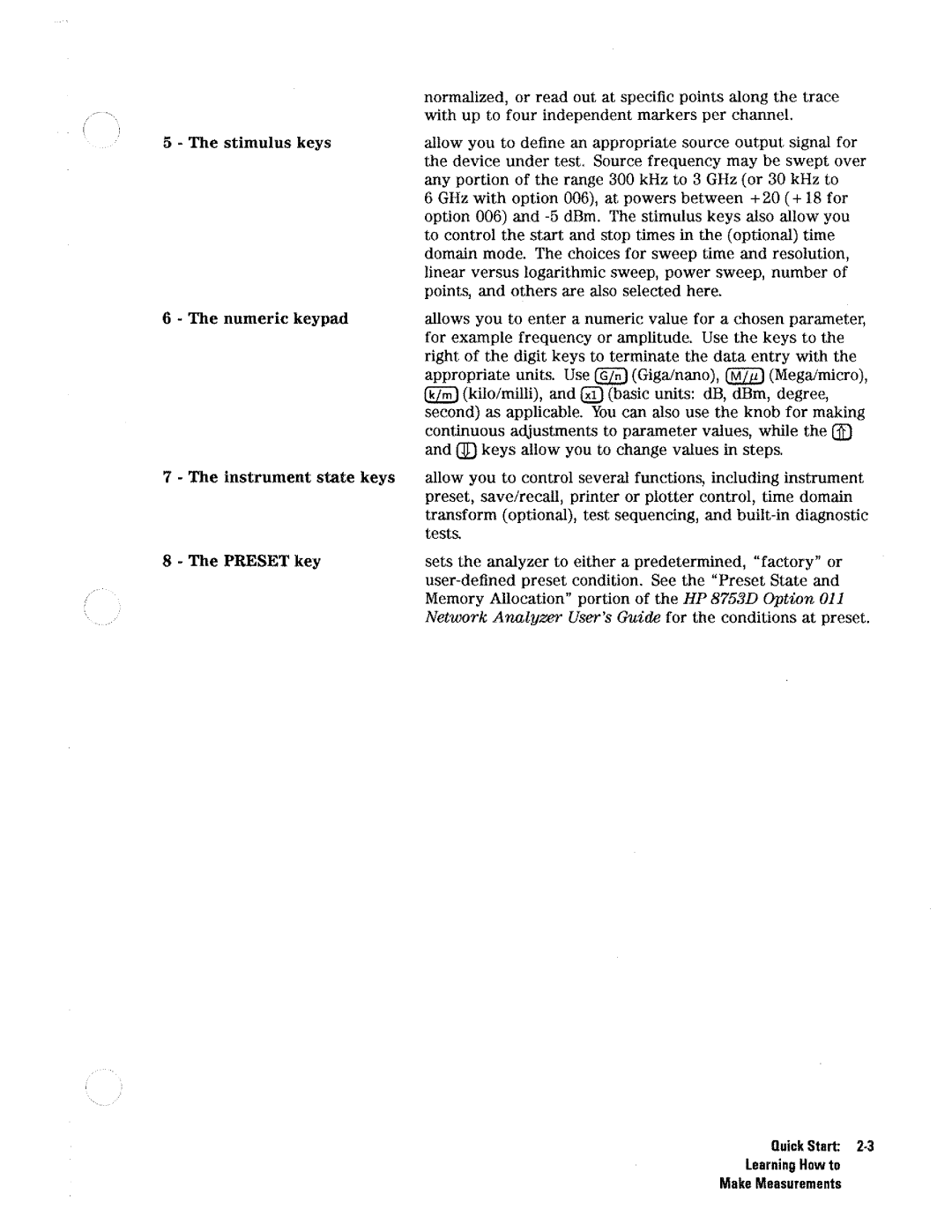 HP Network Hardware 8753D manual 
