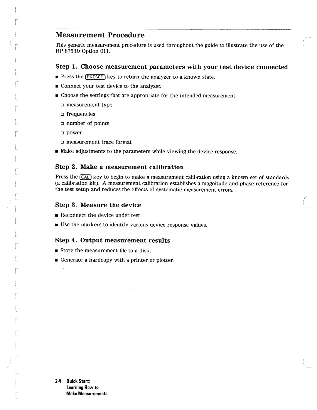 HP Network Hardware 8753D manual 