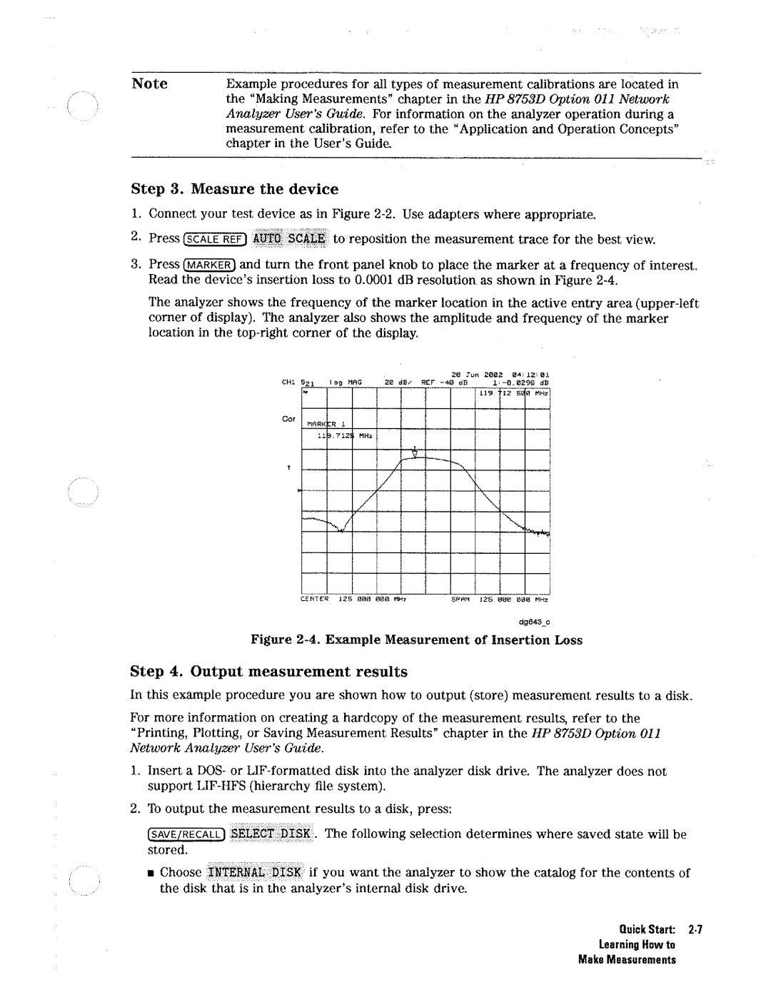 HP Network Hardware 8753D manual 
