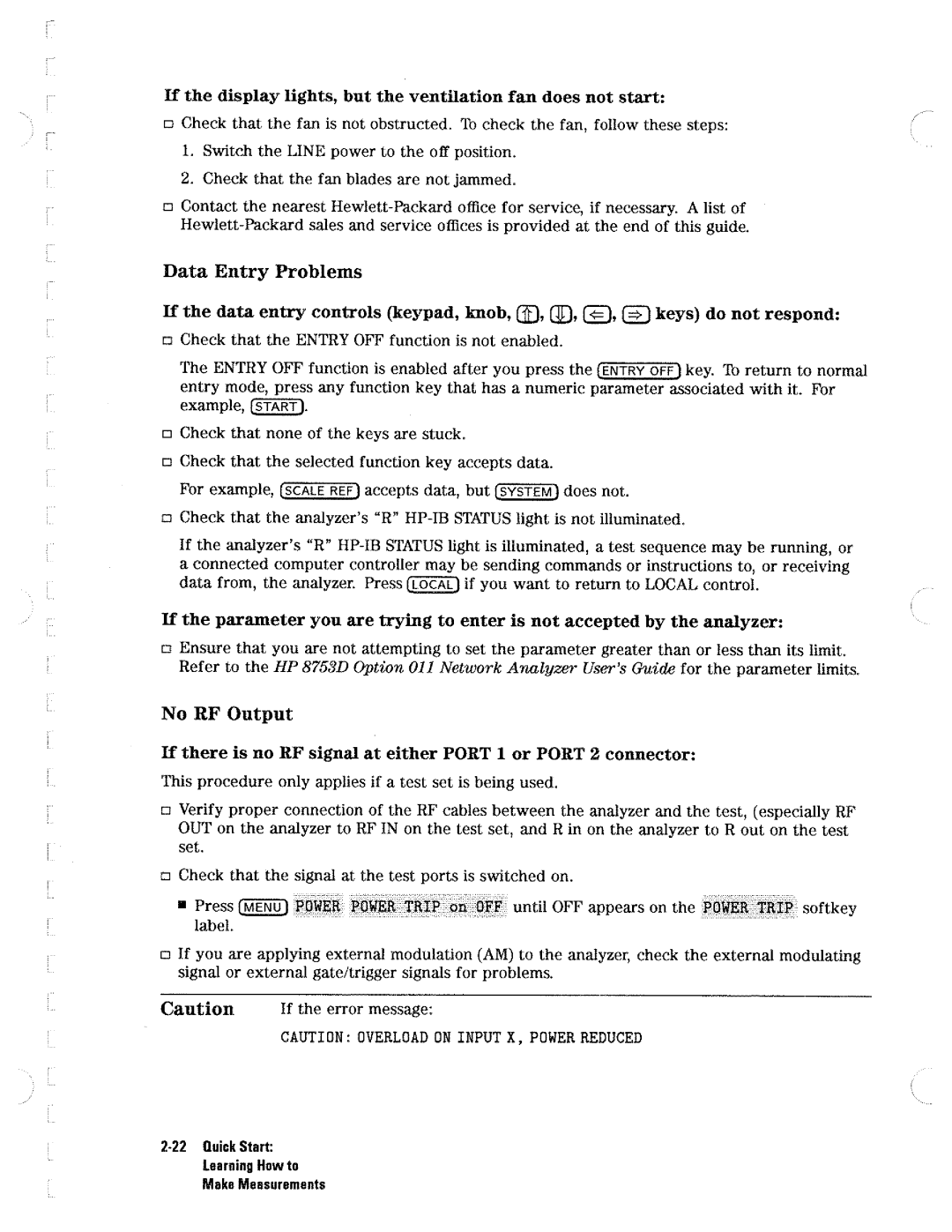 HP Network Hardware 8753D manual 