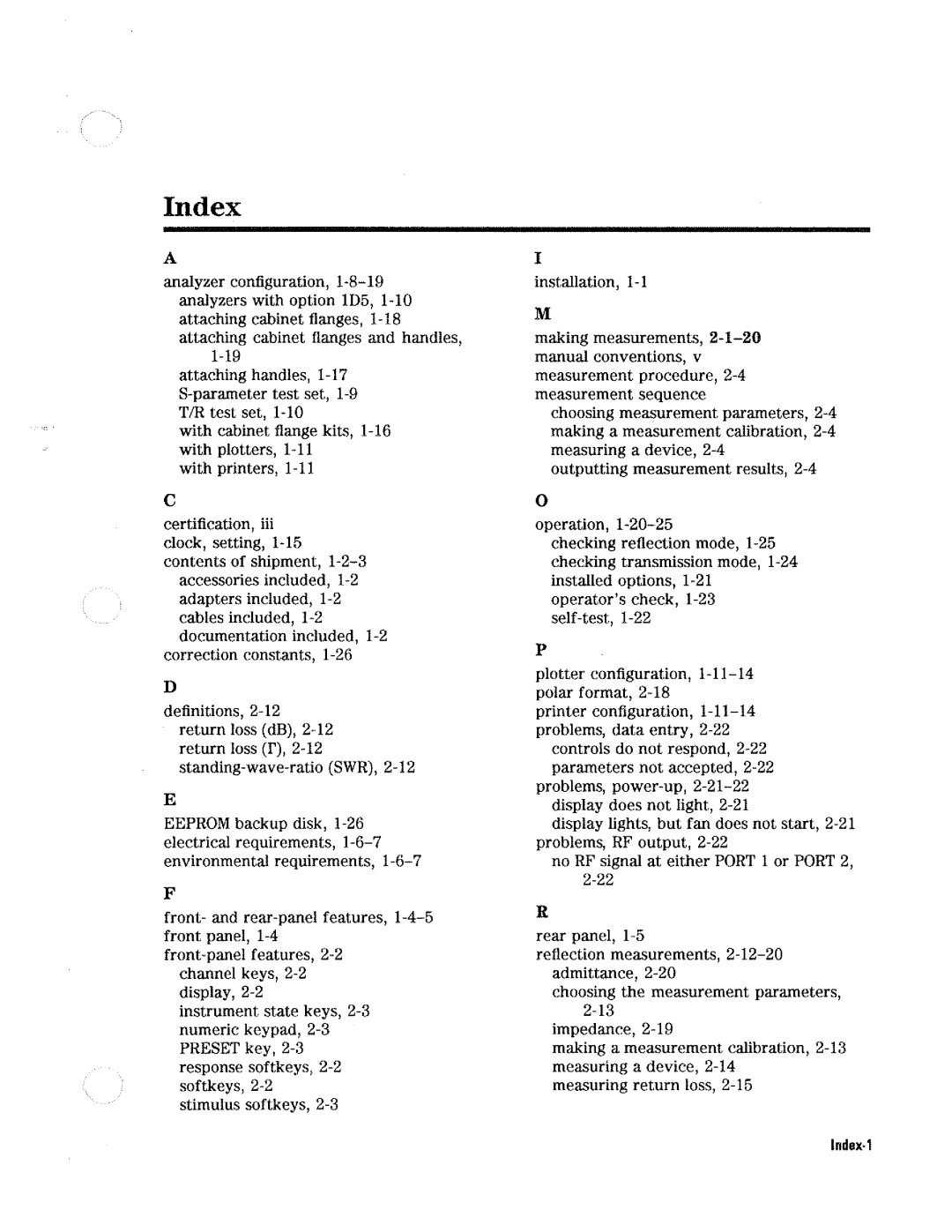 HP Network Hardware 8753D manual 