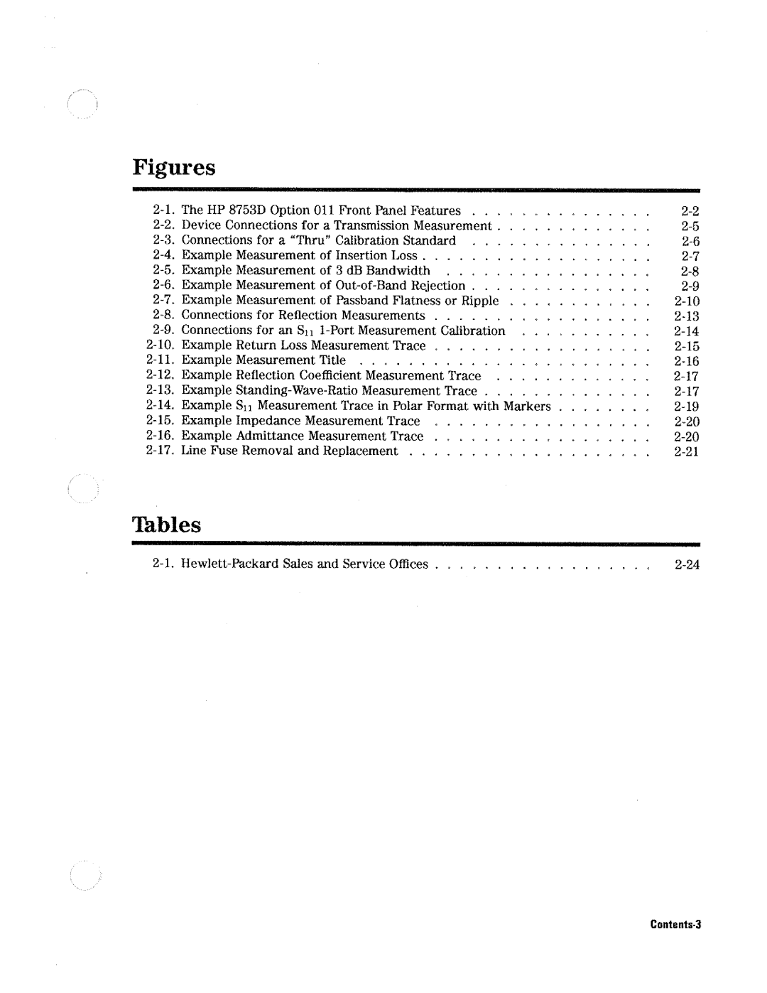 HP Network Hardware 8753D manual 