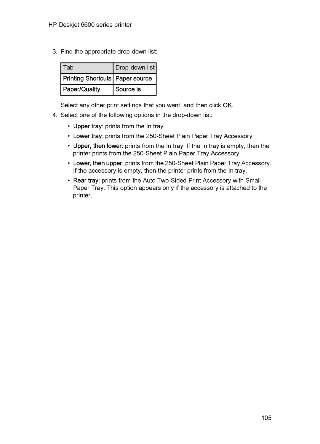 HP Networking 6600 manual Paper/Quality Source is 