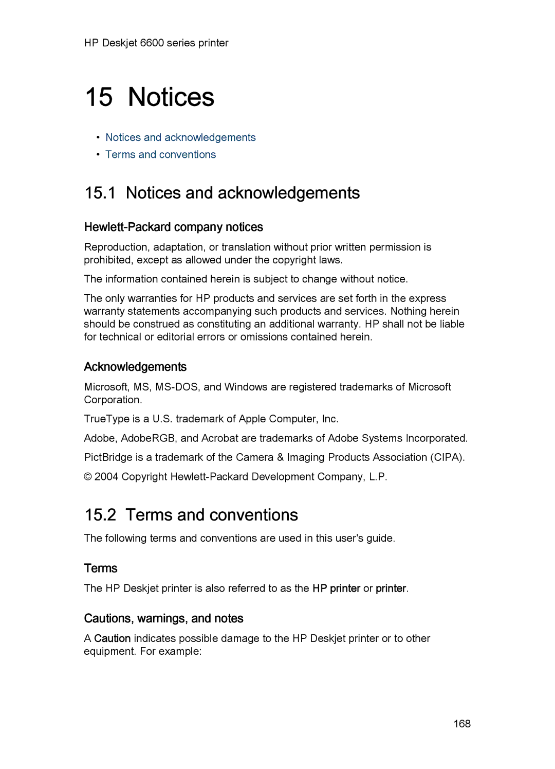 HP Networking 6600 manual Terms and conventions, Hewlett-Packard company notices, Acknowledgements 