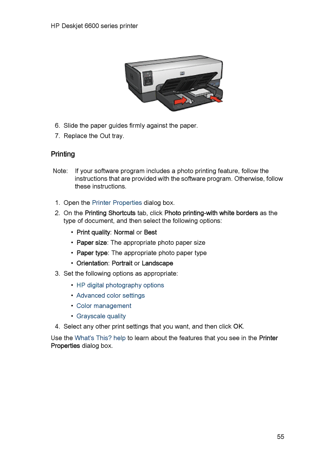 HP Networking 6600 manual Printing 