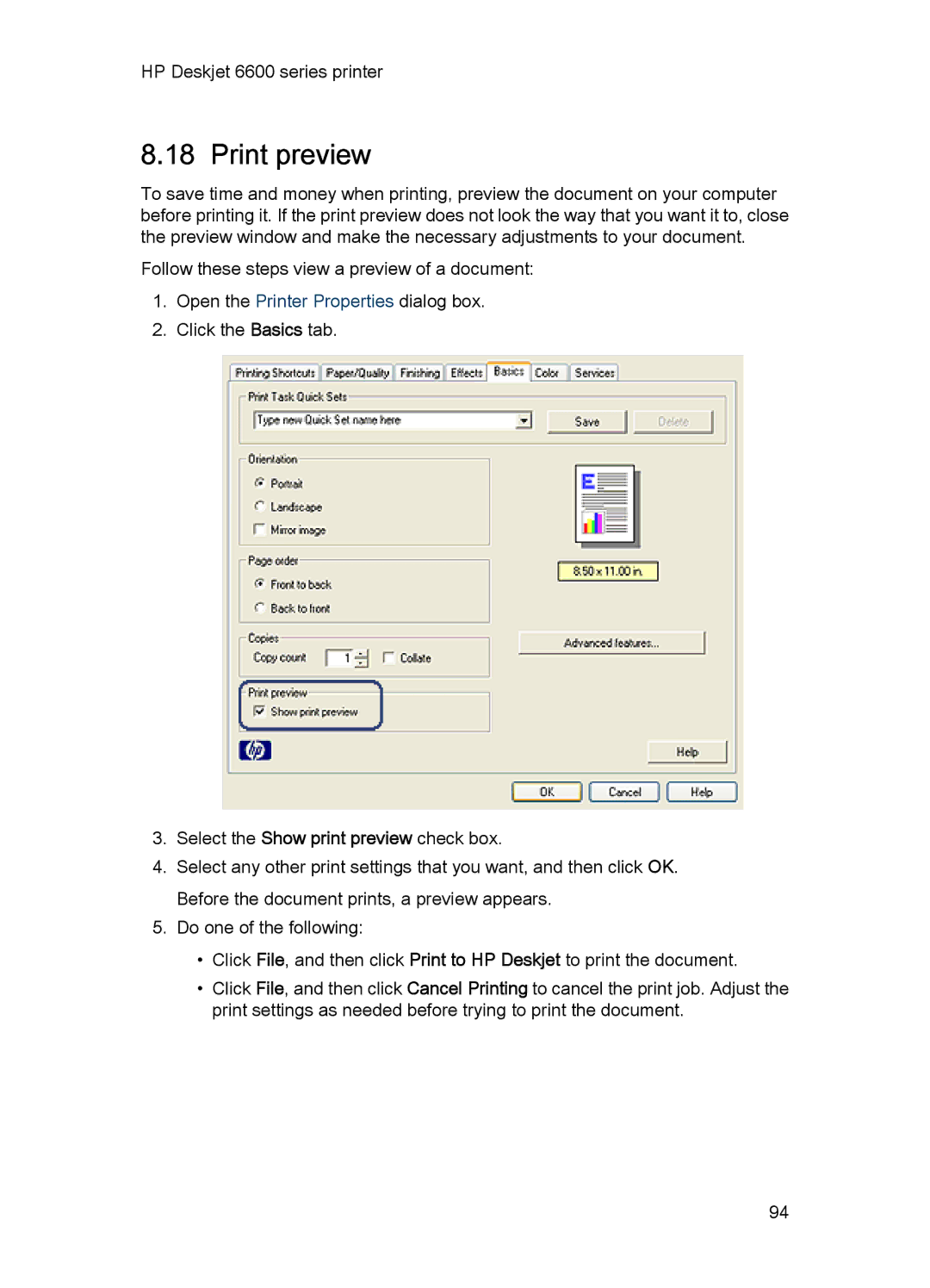 HP Networking 6600 manual Print preview 